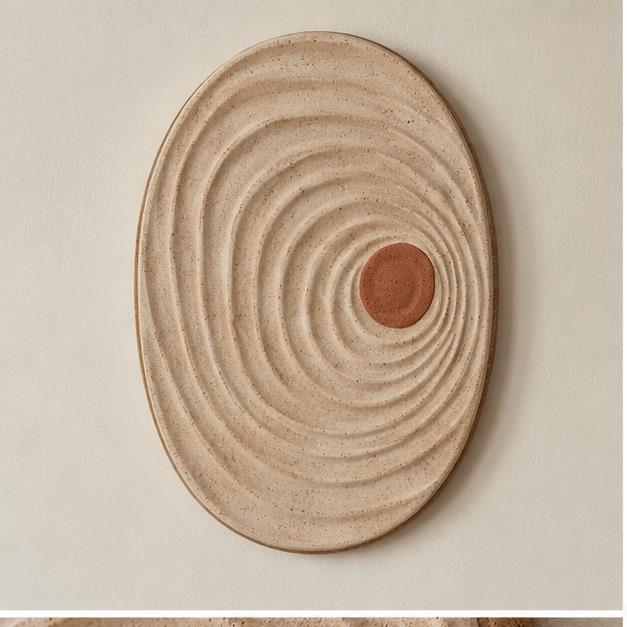 Nara Ripple Clay Wall Plaque