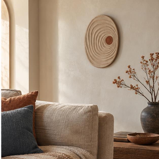 Nara Ripple Clay Wall Plaque product image 4